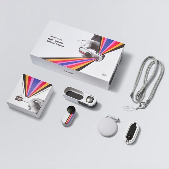 Экшн-камера Insta360 GO 3S Retro Bundle 128Gb