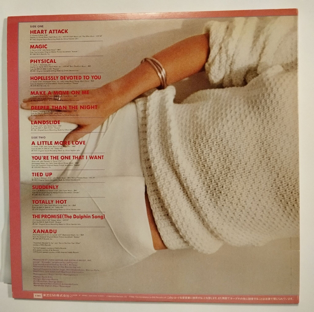 Винтажная виниловая пластинка LP Olivias Greatest Hits Vol. 2 (Japan 1982) (Obi)