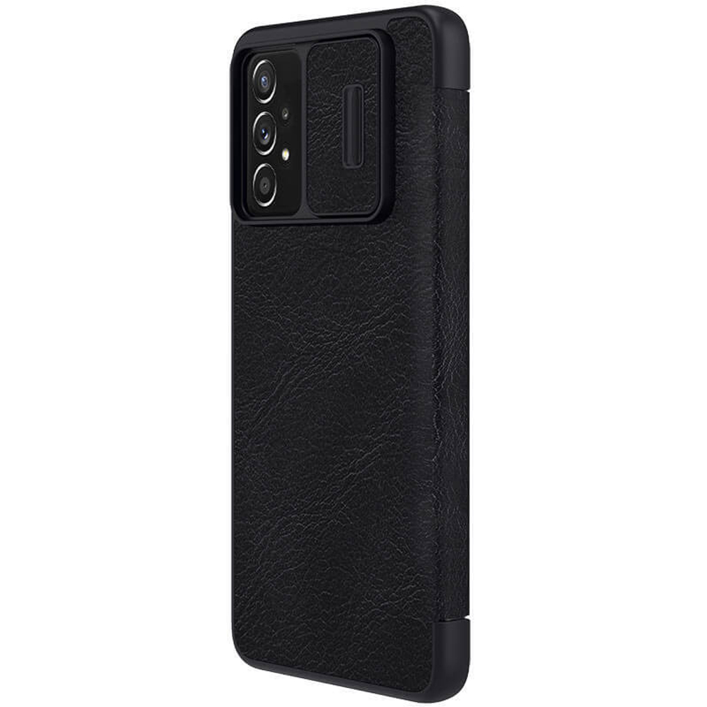 Кожаный чехол-книжка Nillkin Leather Qin Pro c защитой камеры для Samsung Galaxy A73