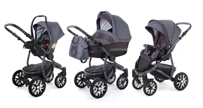 Коляска 3 в 1 Esspero Discovery (шасси Graphite)