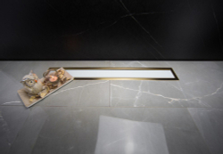 Душевой лоток Pestan Confluo Premium Line 950 White Glass Gold