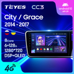 Teyes CC3 10,2" для Honda City, Grace 1  2014-2017 (прав)