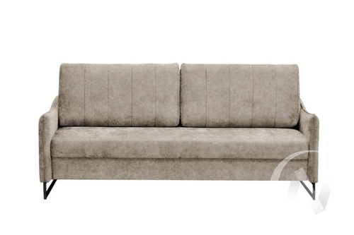 Диван прямой Лотос 2 (БД) FENIX 15 (серо-бежевый)