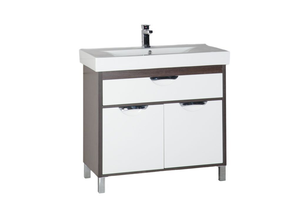 Тумба с раковиной Aquanet Гретта 90 венге