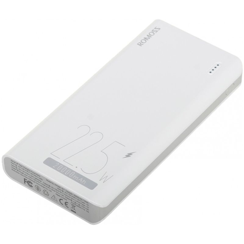 Внешний аккумулятор Romoss Sense 6F 20000mAh 3A PD 4xUSB белый