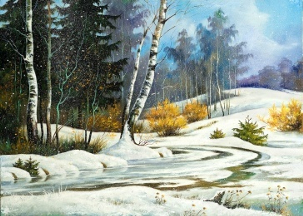 "Оттепель"-4231 ткань с нанесенным рисунком