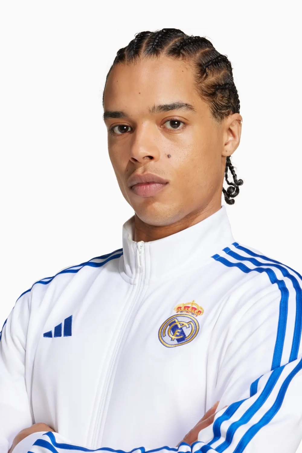 Кофта adidas Real Madrid 24/25 DNA Track Top - белый