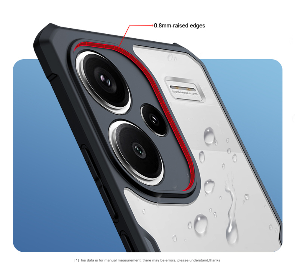Чехол на Xiaomi Redmi Note 13 Pro Plus противоударный с усиленными углами XUNDD