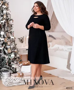 Платье 19-37Б-темно-синий Minova