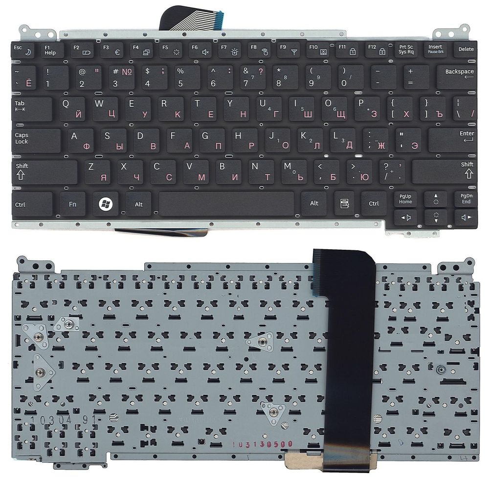 Клавиатура для ноутбука Samsung NC110 Series Black Черная