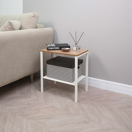 Тумба прикроватная "ТОРОНТО 12Л" (Белый)