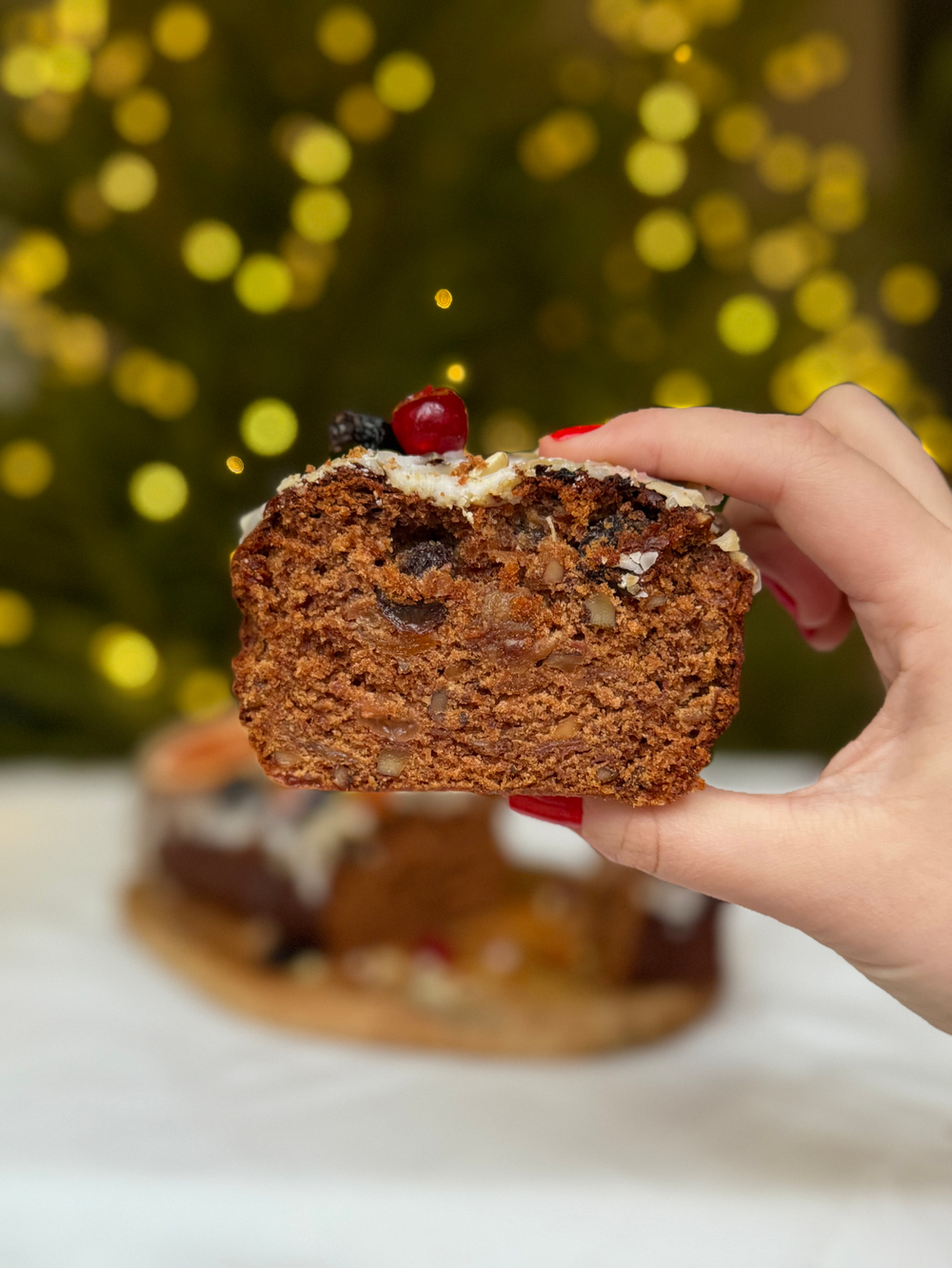 Рождественский кекс постный, 580г