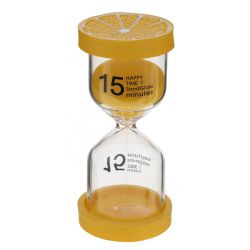 GAEM Часы песочные (15 мин.), L4,5 W4,5 H10 см, 4в.