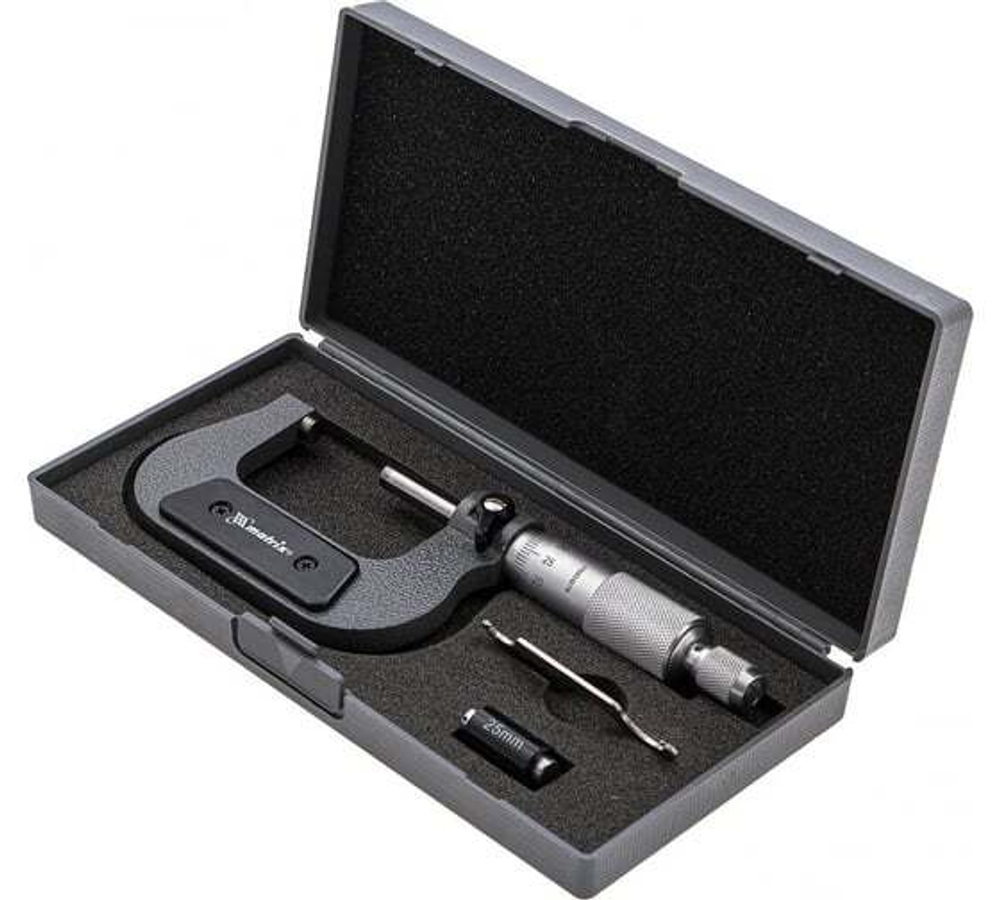Механический микрометр 25-50 мм MATRIX 317505