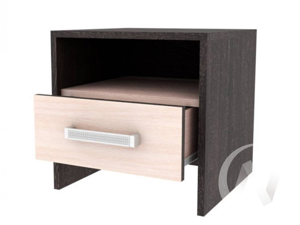 Тумба прикроватная Спальня Эрика (венге/дуб молочный)