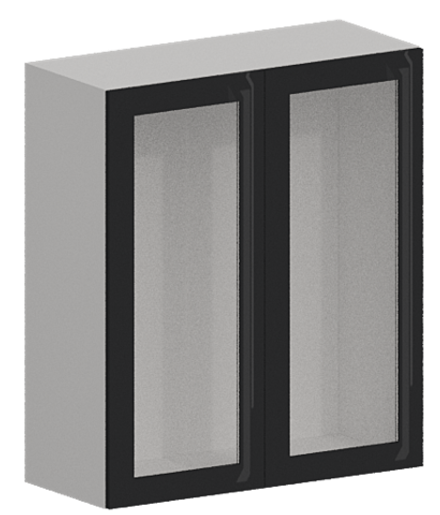 Кухня Модуль ШВС 809 Ликата / Графит Глянец