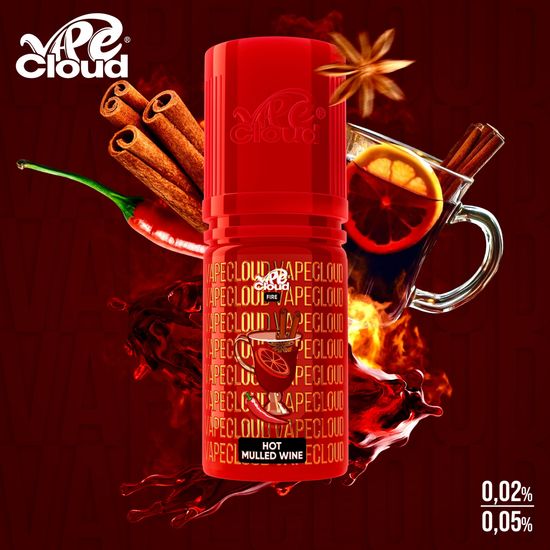Vape Cloud Fire 0.02% - Hot Mulled Wine (Глинтвейн со специями) 30 мл.