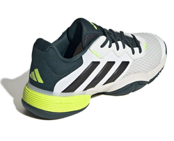 Детские Кроссовки теннисные  Adidas Barricade K - off white/core black/aurora ivy