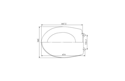 Сиденье д/унитаза СУ 73.03.00 (Элисса/Дачный)