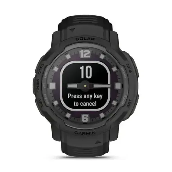 Garmin Instinct Crossover Solar - Tactical Edition, черный