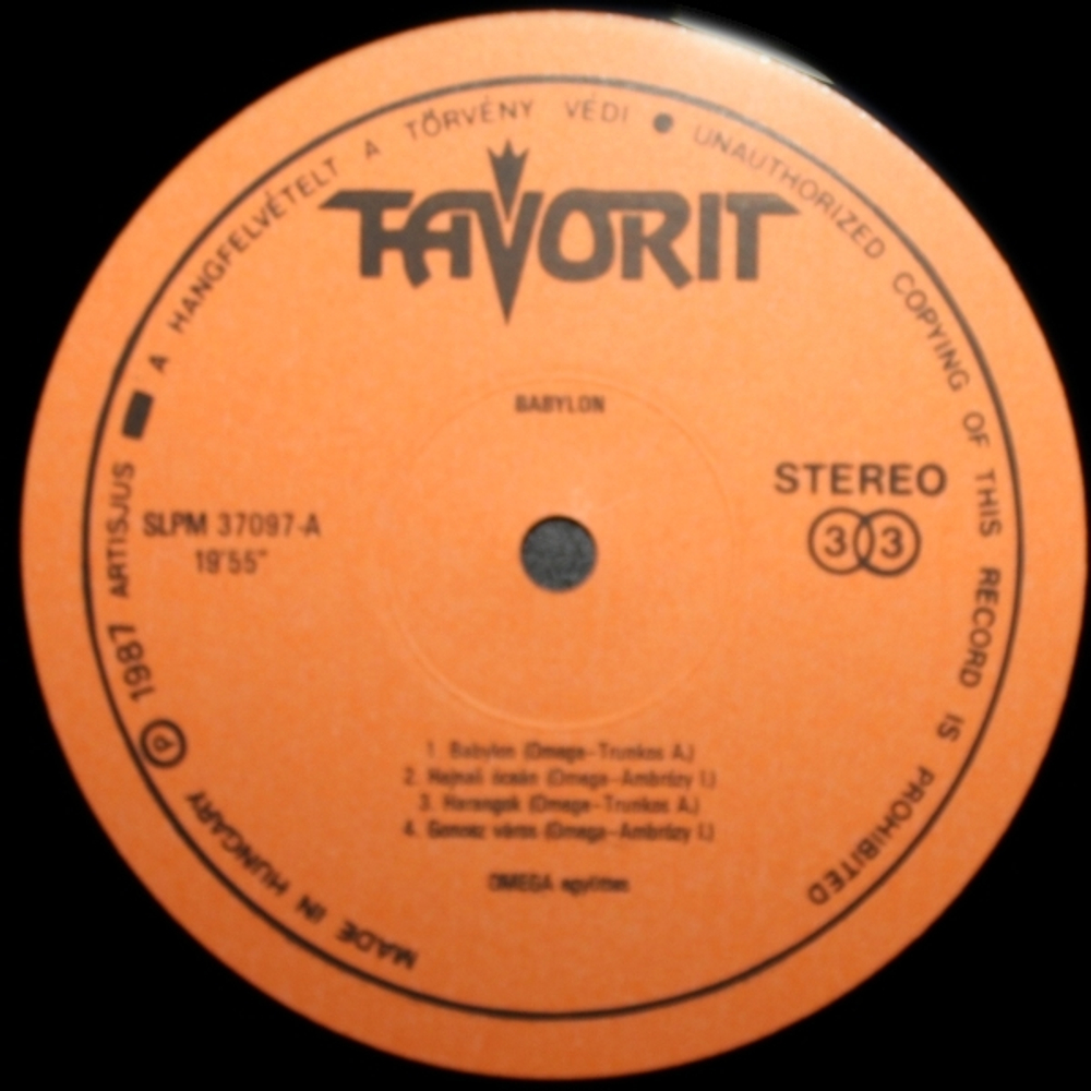 Omega / Babylon (LP)