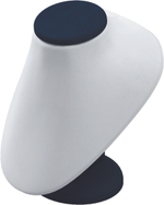 Бюст объемный/круглое основание/ф.№6 (резинка)