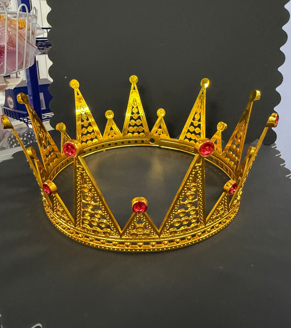 Корона королевы для девочки, цвет золотой