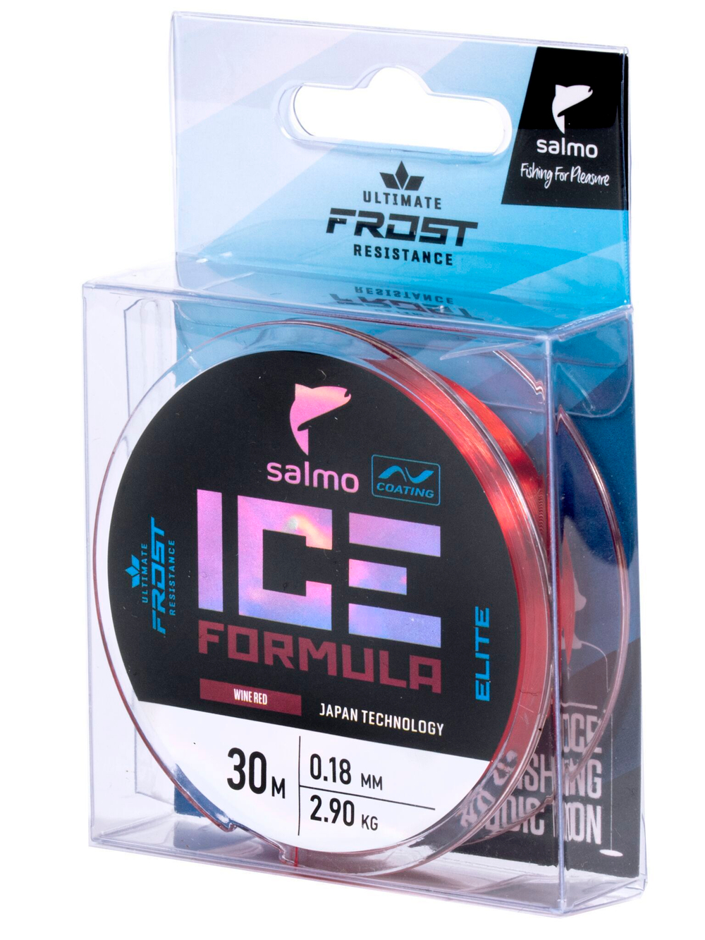 Леска монофильная зимняя Salmo Elite ICE FORMULA Wine red 030/010