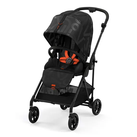Детская коляска Cybex Melio 2 в 1 Street Real Black