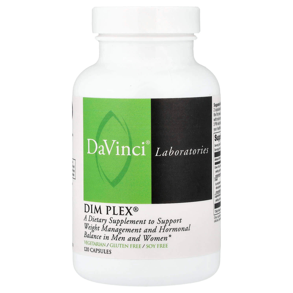 DaVinci Laboratories, DIM Plex®, 120 капсул