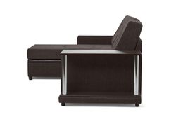 Угловой диван-кровать из массива бруса Вольберг со столиком