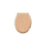 Сиденье жесткое Ракушка крем.