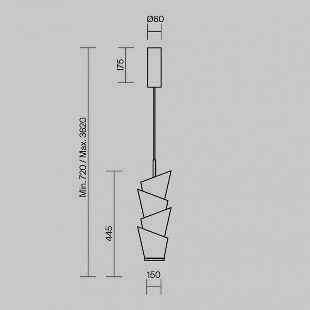 Подвесной светильник Maytoni Seoul MOD374PL-L28W3K