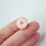 Бусина лэмпворк, пончик с глазурью, р-р 15мм, штучно