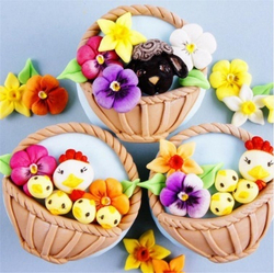 Силиконовый молд «Пасхальная корзинка»