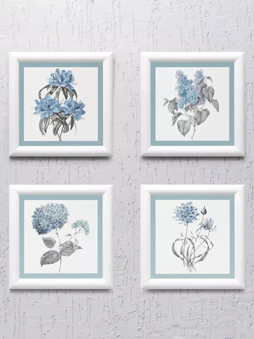 Картины на стену интерьерные набор 4 шт