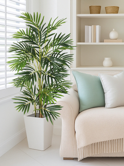 Искусственная пальма Рапис 110см в кашпо