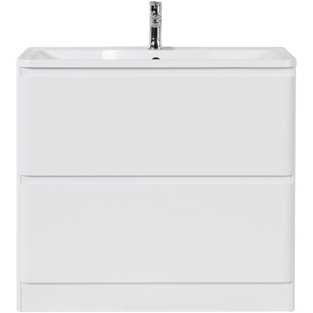 Тумба под раковину BelBagno 80 ALBANO-800-2C-PIA-BL Bianco Lucido