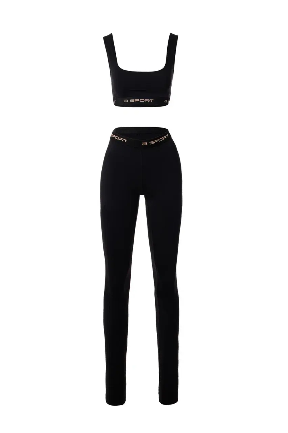 "B-SPORT" Лосины с фактурной резинкой