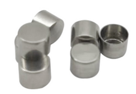 Платиновый тигель с крышкой (компелкт 3 шт) Netzsch PT/RH 85 мкл GB399205/GB399860 D6.8*4MM для приборов термического анализа Netzsch STA DSC TA