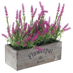 GAEM Цветочная композиция "Лаванда", L23 W10 H25 см