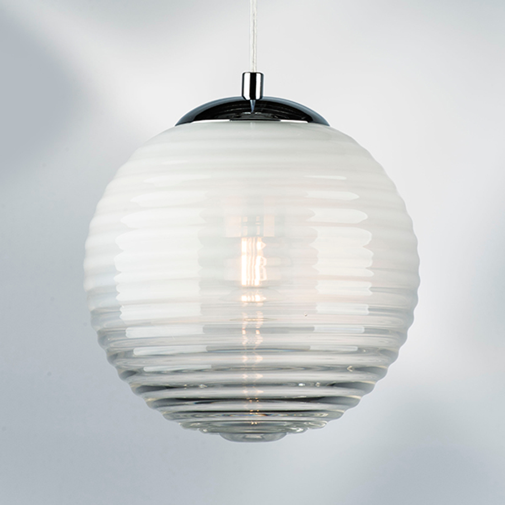 804101 Подвес DISSIMO 1х40W E27 ХРОМ/БЕЛЫЙ