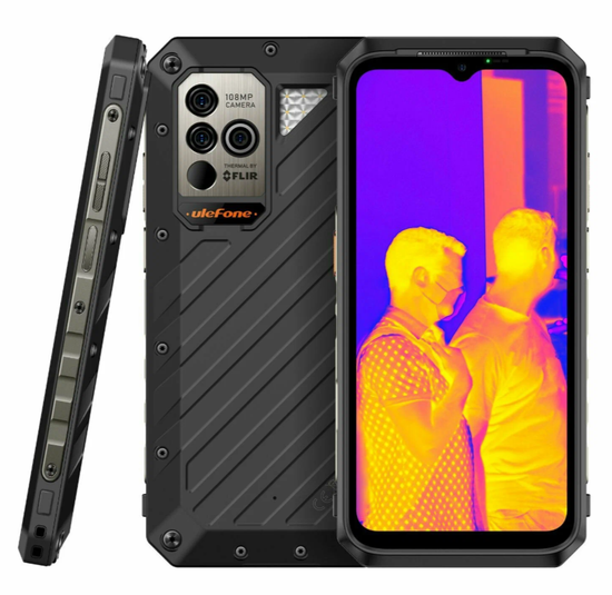 Смартфон Ulefone Armor 19T с тепловизором 12/256 ГБ, черный