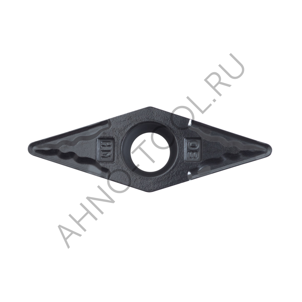 Пластина твердосплавная ISO VBMT160408-PSA ACP10B AHNO по стали, чистовая