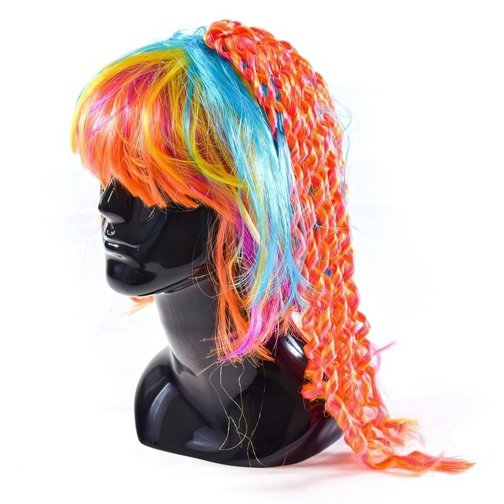 Парик клоун длинный кудри, 40см, 130гр, пак