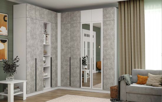 Шкаф МАДРИД 2-х дв 800