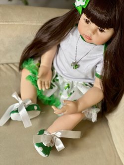 Кукла Реборн мягконабивная 60см в пакете (FA-072)