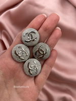 Пуговицы Шан. серебро лого