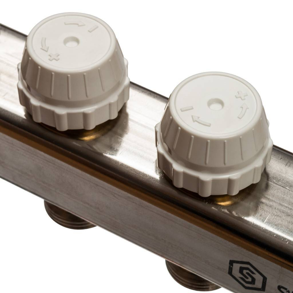 STOUT Коллектор из нержавеющей стали в сборе без расходомеров  4 вых.