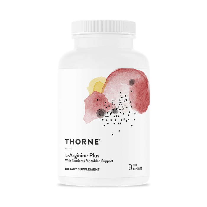 L-Аргинин плюс, L-Arginine Plus, Thorne Research, 180 капсул